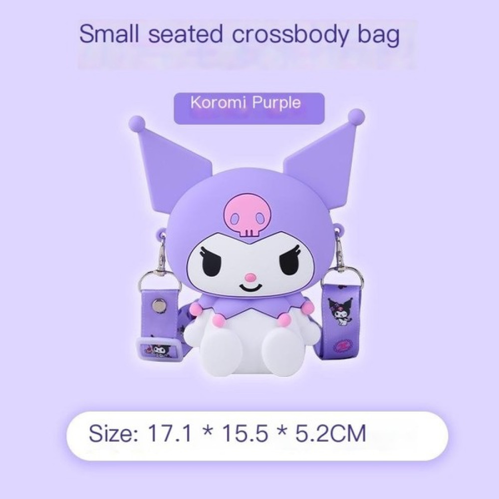 Kuncheng Çocuklar Sevimli Coin Crossbody Çanta Sanrio Kuromi Silikon Çanta (Yurt Dışından) Unisex Sırt Çantası Fiyatı
