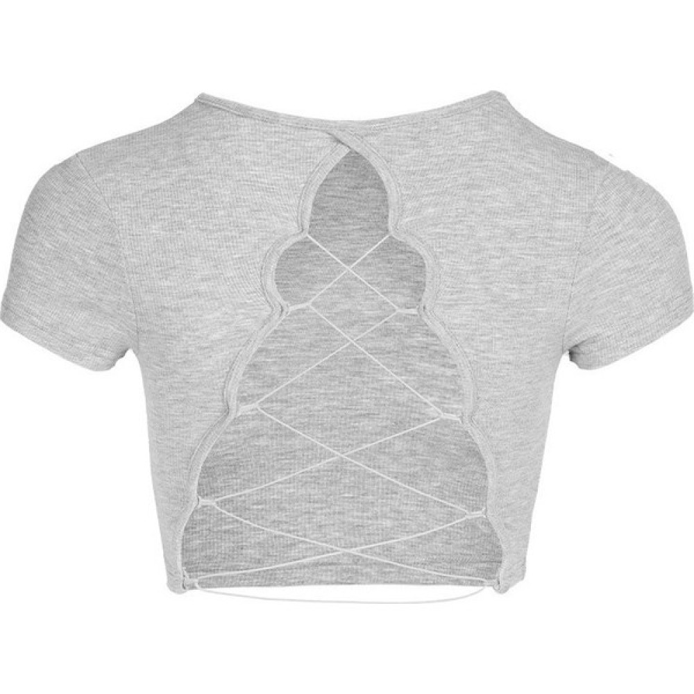 Kuncheng Spice Girl Sırtı Askılı T-Shirt (Yurt Dışından) - Gri Oto Boyaları Fiyatı