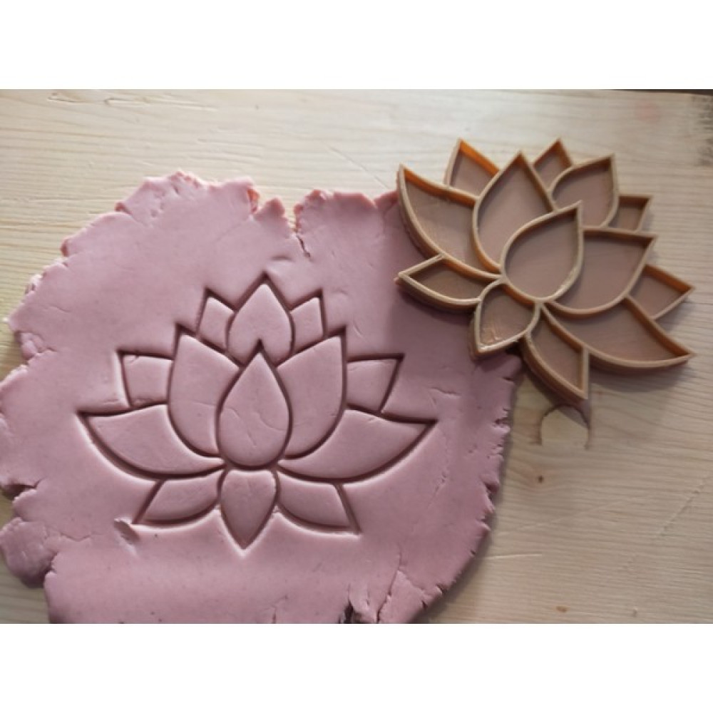 Kunduz Ahşap Tasarım Atölyesi Lotus Kurabiye Kalıbı - 9,5x7,5 cm - 2 Parça - 9,5 x 7,3 x 1,3 cm Oto Boyaları Fiyatı