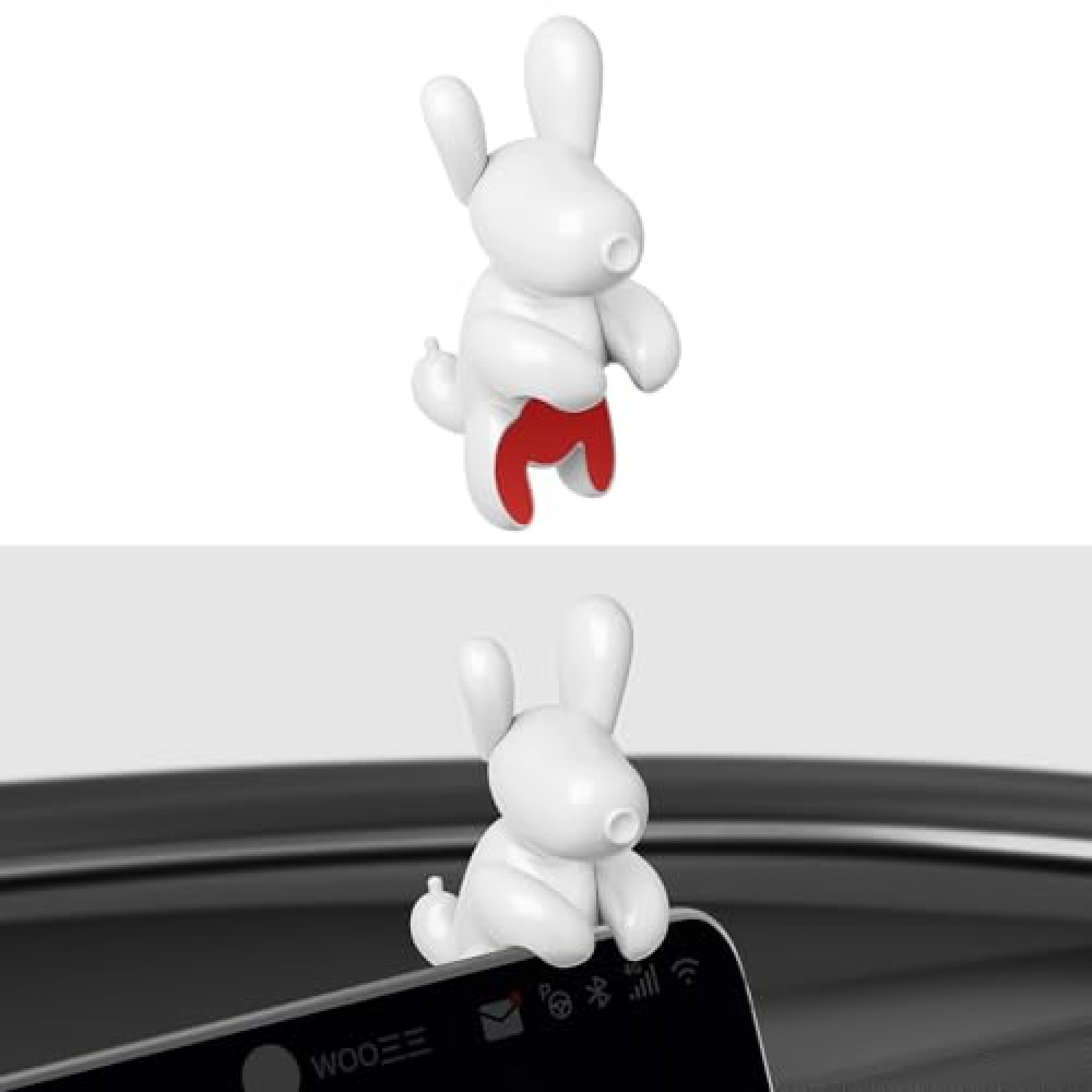KUNIST for Tesla Dog Mode Mini Screen Decoration Ornament Funny Decors Compatible with 2017-2025 Tesla Model 3 and Model Y Interior Accessories