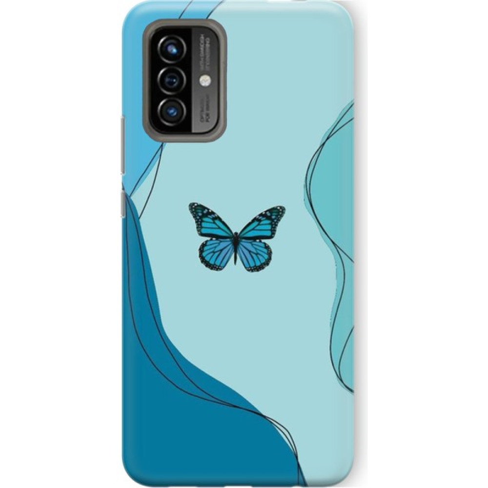 Kunt Reeder P13 Blue Max Lite 2022 Kılıf Kamera Korumalı Baskılı Silikon Kapak - Mavikelebekno Cep Telefonu Kılıfı Fiyatı
