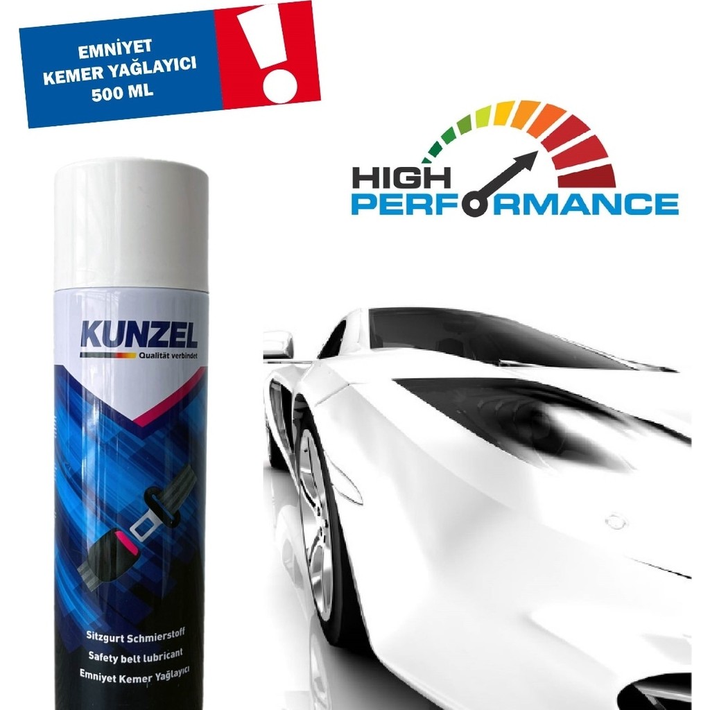 Kunzel Emniyet Kemer Yağlayıcı 500 ml Oto Yağlayıcılar Fiyatı