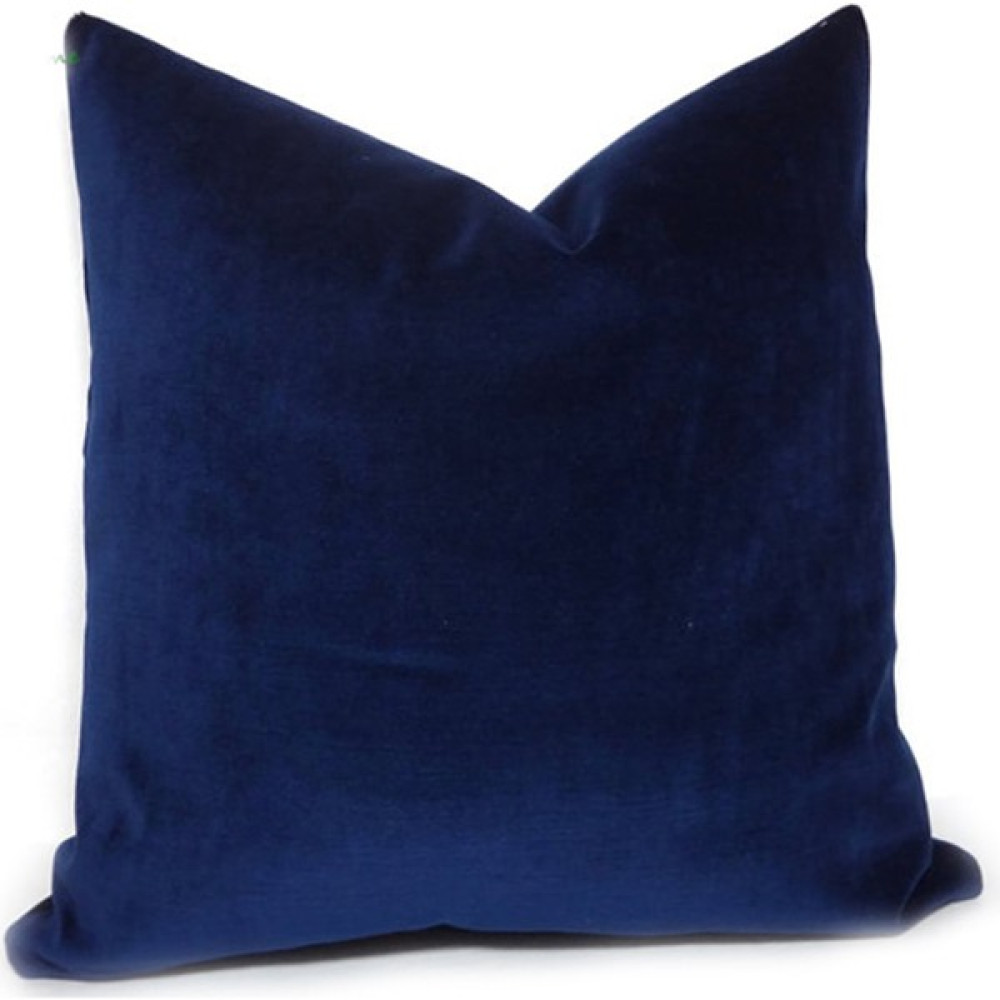 Kunzita Home Kadife Kırlent Kılıf 1 Adet Lacivert - 45 x 45 cm Kırlent / Mobilya Yastığı Fiyatı