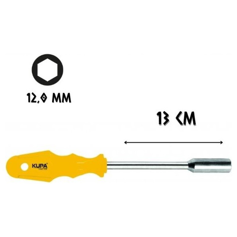 Kupa Hırdavat Kupa Lokma Tornavida Mıknatıslı Uç - No: 12 - 12 mm. - Lokma - Sarı Oto Boyaları Fiyatı