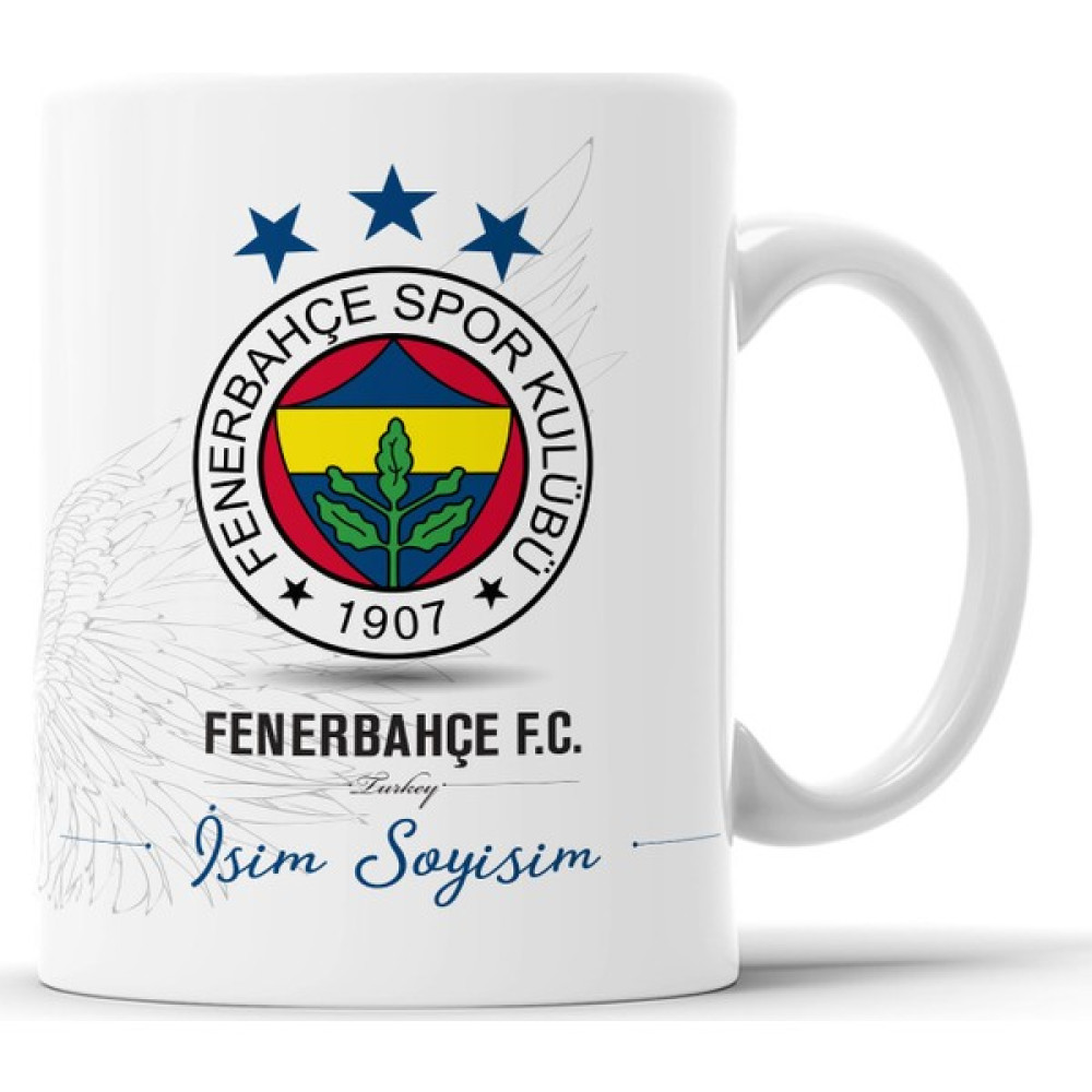 Kupa Market Fenerbahçe Kişiye Özel İsim Baskılı Kupa Bardak Fincan / Bardak / Kahve Takımı Fiyatı