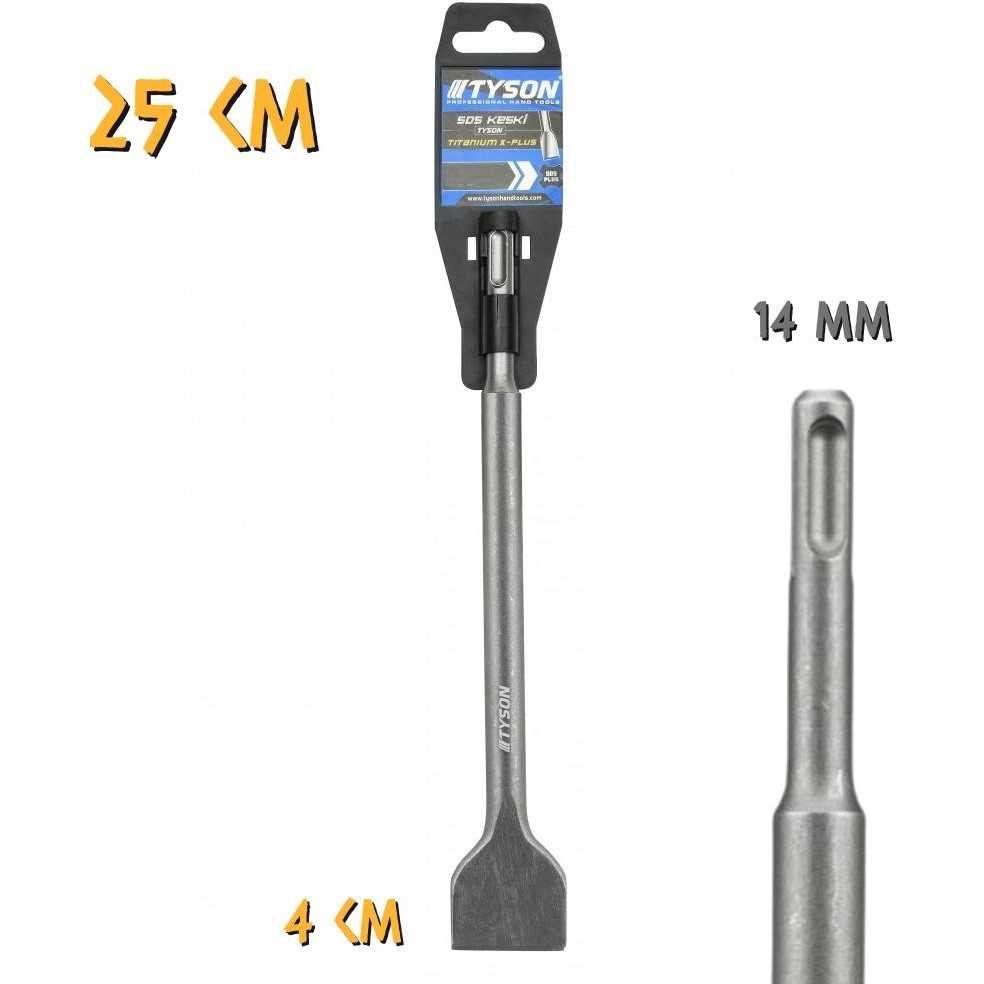 Kupa Tyson Sds Plus Geniş Keski - 14X250X40 Mm. - Gri Fincan / Bardak / Kahve Takımı Fiyatı