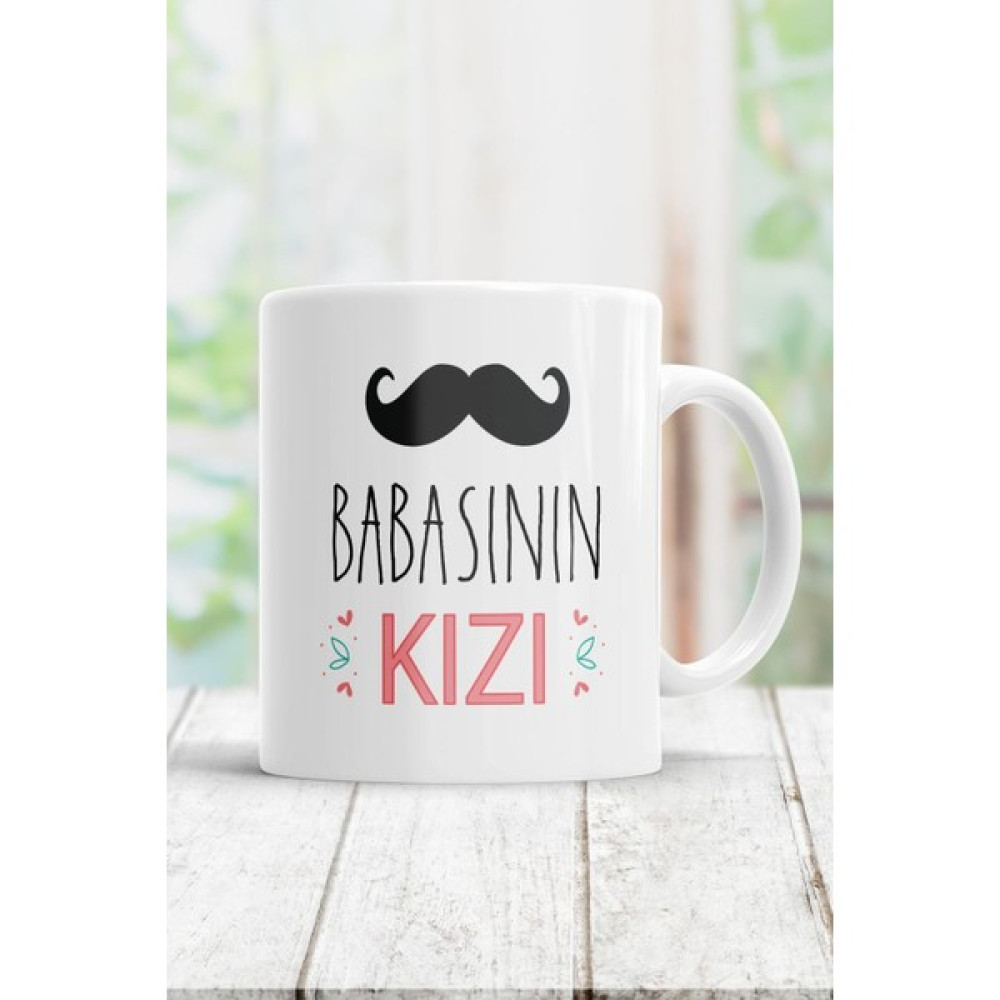 Kupgade Babasının Kızı Kupa Bardak - 1 Adet - Beyaz - 330 ml Fincan / Bardak / Kahve Takımı Fiyatı