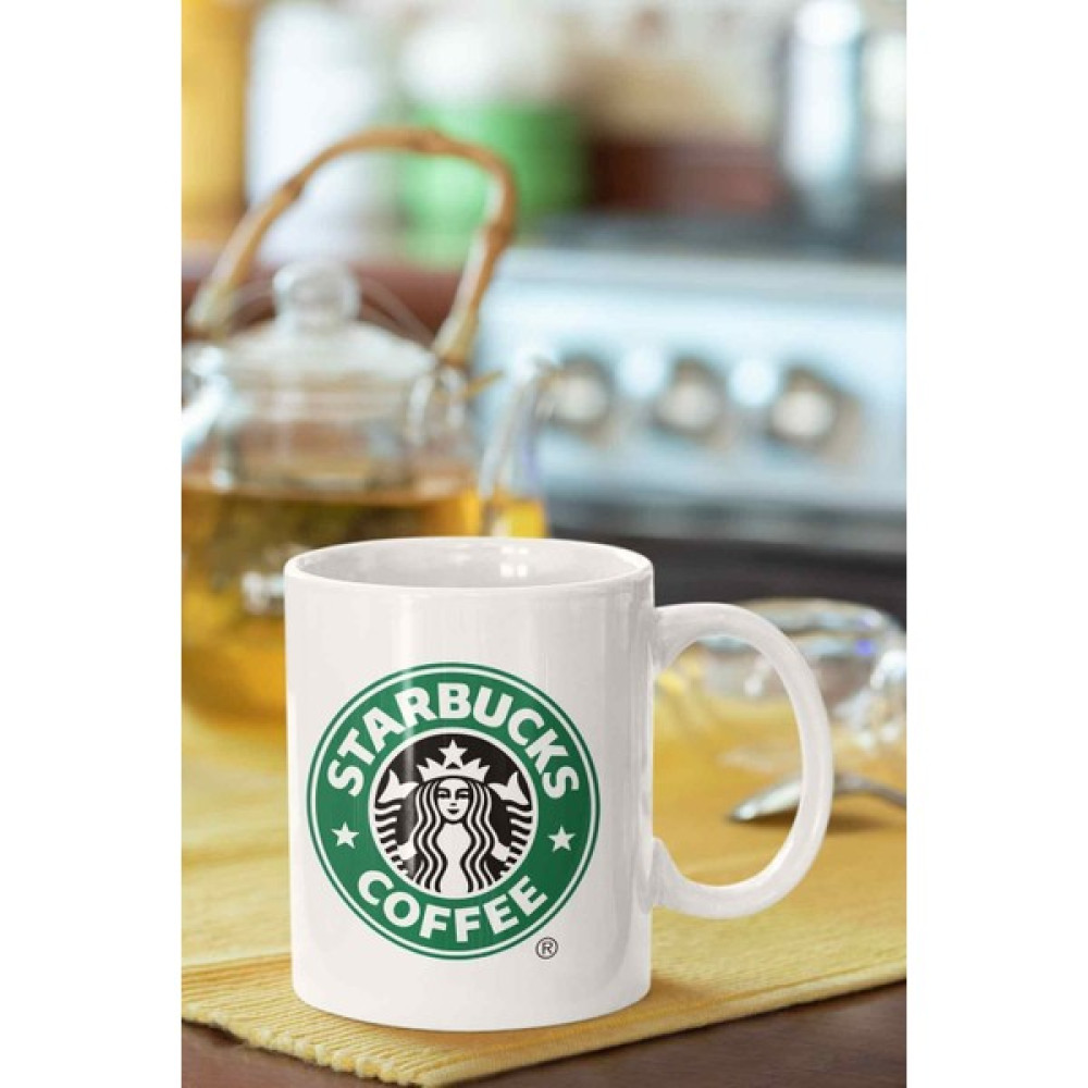 Kupgade Starbucks Baskılı Porselen Kupa Bardak Fincan / Bardak / Kahve Takımı Fiyatı