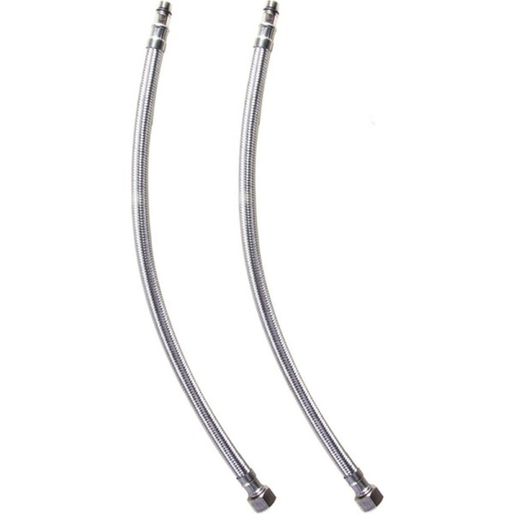 Kupp 2 Adet 50 cm 3/8 M10 Fleks Batarya Musluk Bağlantı Hortumu Flex Batarya Hortumu 50CM 8238 - Gri Duş Seti Fiyatı