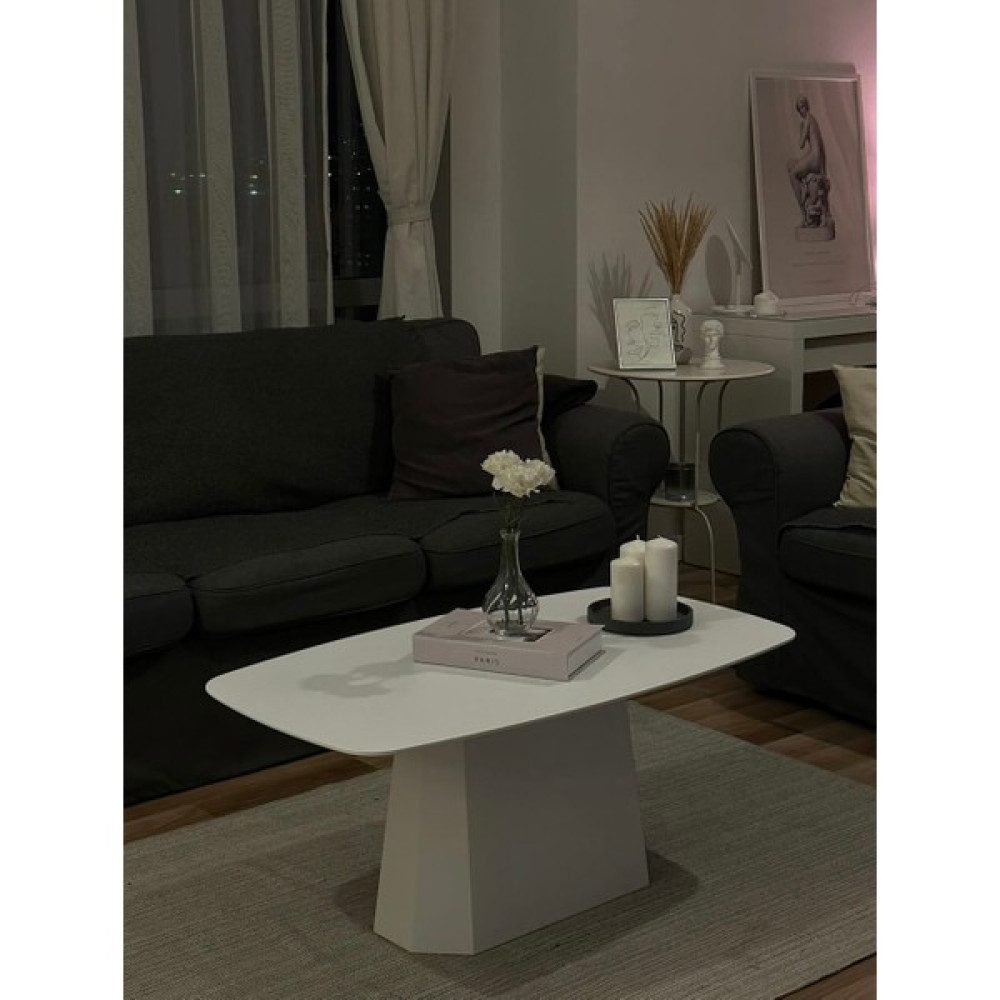 Kupp Design Lilyum Large Orta Sehpa Beyaz Orta Sehpa Fiyatı
