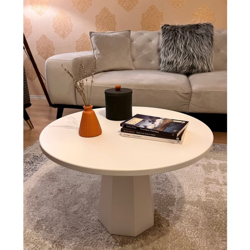 Kupp Design Lilyum Mantar Orta Sehpa Beyaz - Lake Boya Orta Sehpa Fiyatı