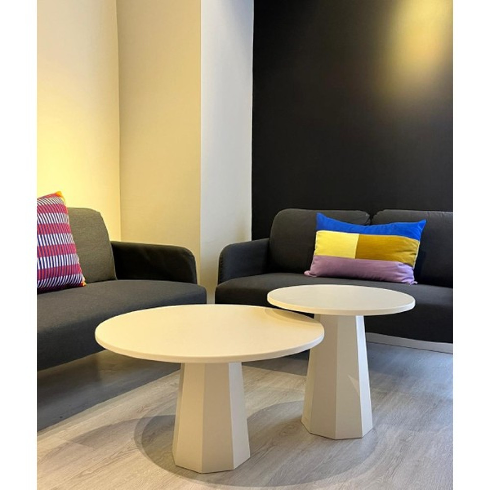 Kupp Design Lilyum Mantar Orta Sehpa Ikili Set Krem - krem Orta Sehpa Fiyatı