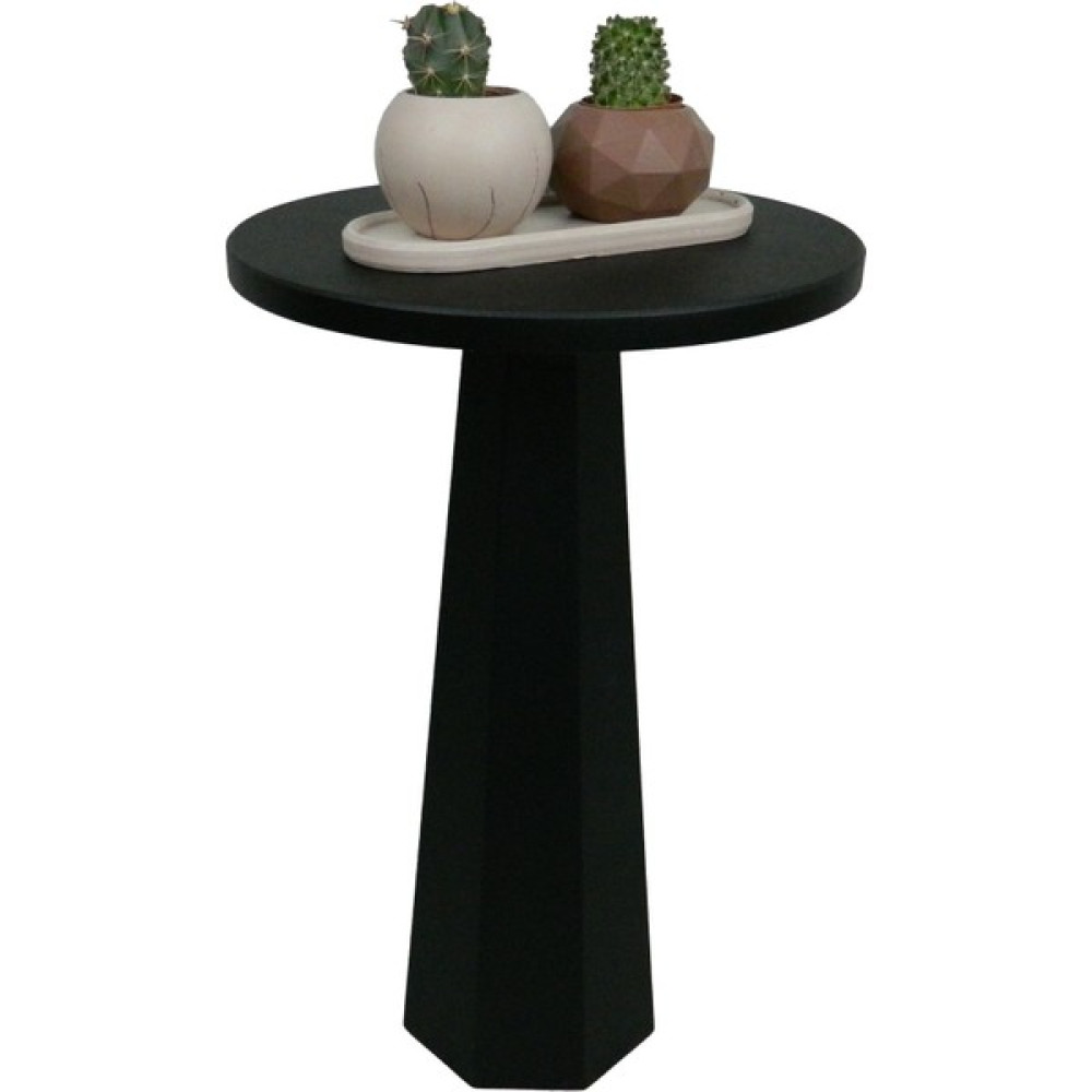 Kupp Design Lilyum Mantar Sehpa 57 cm Siyah Yan Sehpa Fiyatı