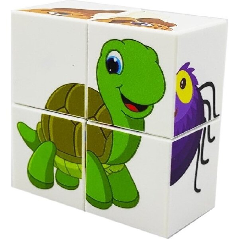 Küpss Manyetik Puzzle Hayvanlar - 4 Küp Eğitici Oyuncak Fiyatı