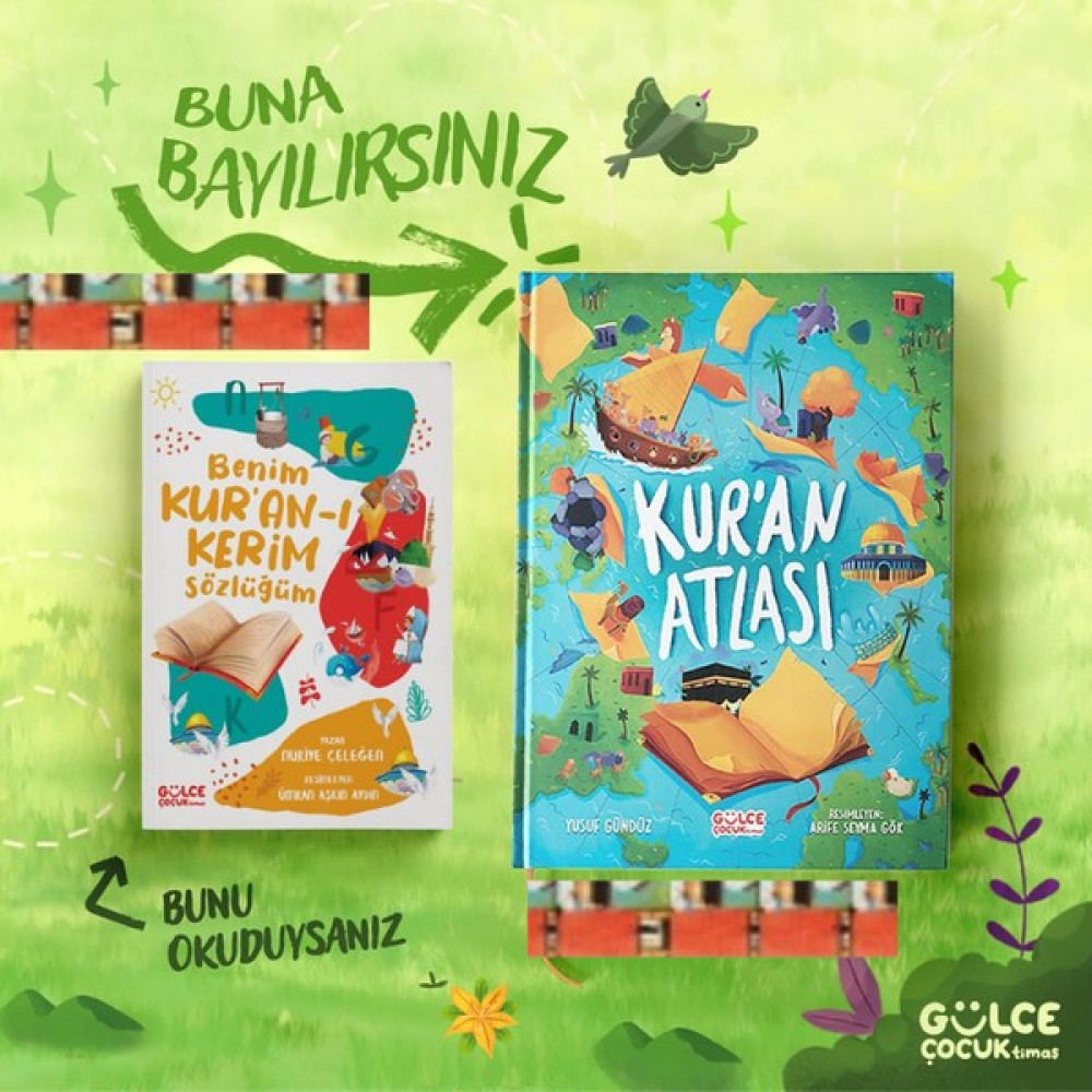 Kuran Atlası / Benim Kuranı Kerim Sözlüğüm (2 Kitap) - Tür Diğer Fiyatı