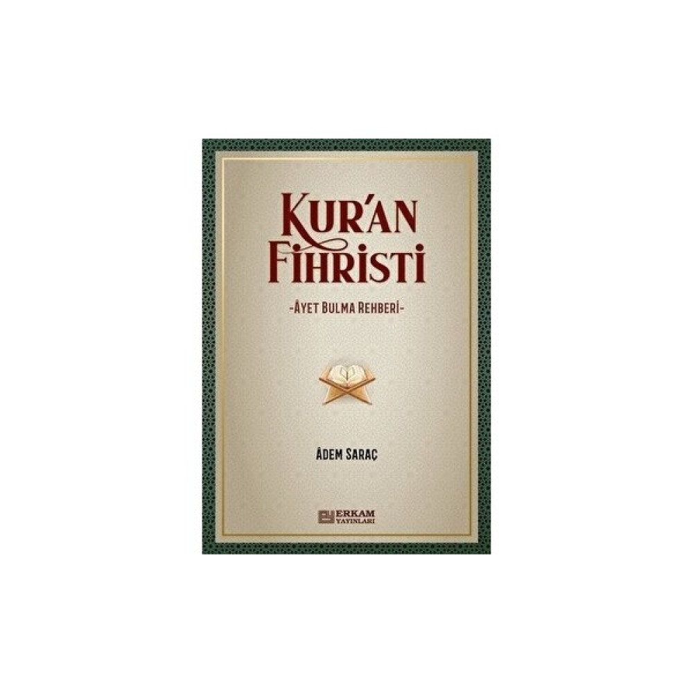 Kur'an Fihristi - Adem Saraç Din Kitapları Fiyatı