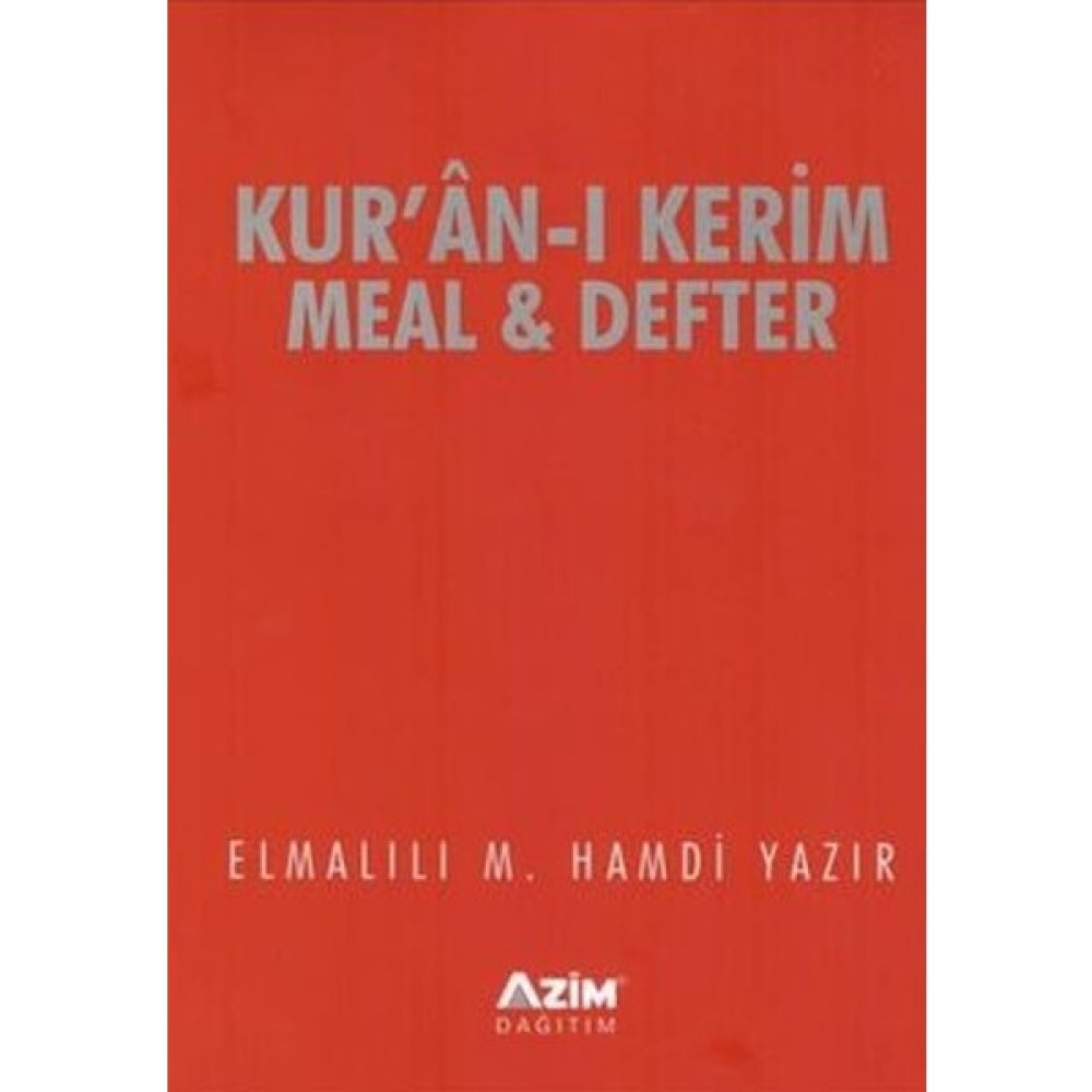 Kur'an-I Kerim Meal ve Defter Dünya Tarihi Fiyatı