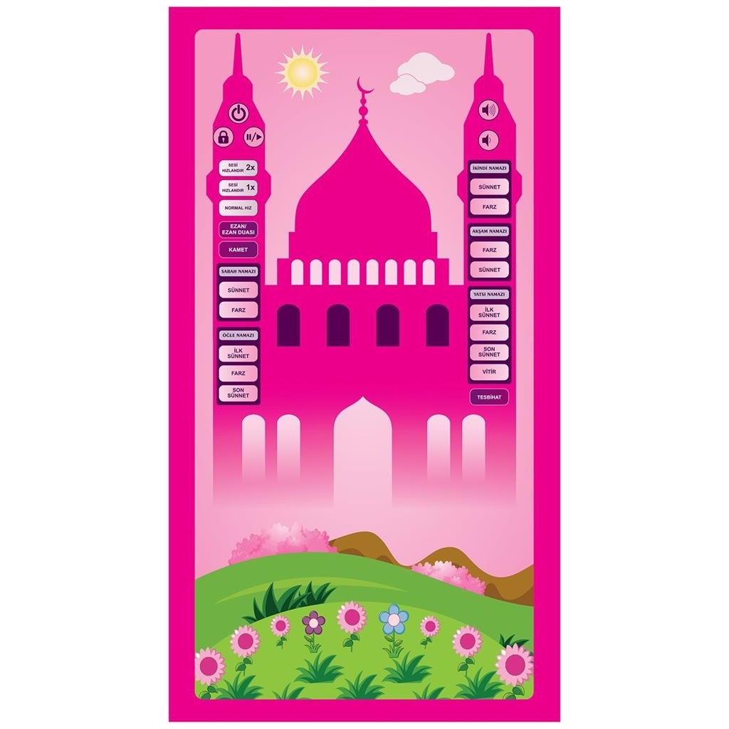 Kuran Sepeti Benim Seccade - Çocuklar Için Sesli Namaz Kıldıran Seccade Pembe - 60 x 110 cm SSD / Solid State Drive Fiyatı