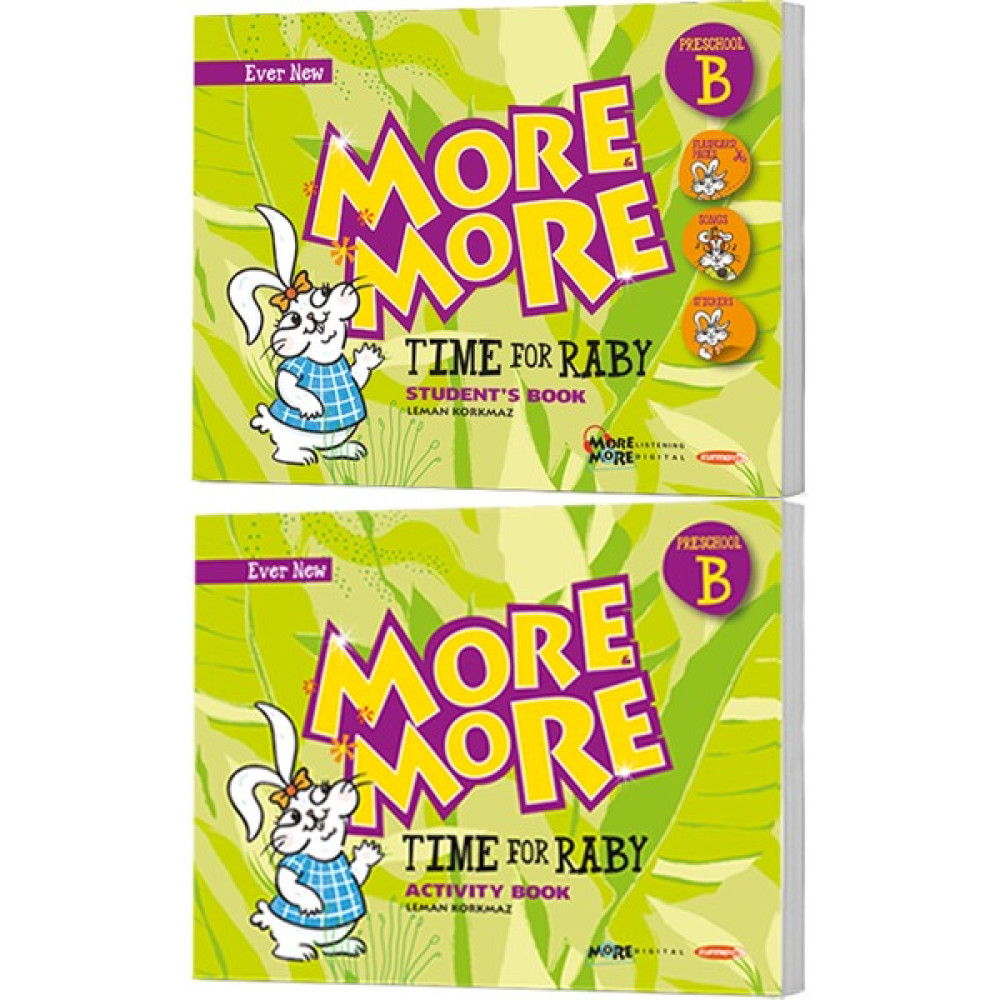 Kurmay Elt More And More Okul Öncesi 4-5 Yaş Ingilizce Eğitim Seti (B) Okul Öncesi Eğitici & Öğretici Kitaplar Fiyatı
