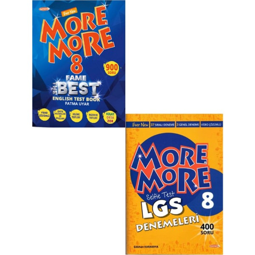 Kurmay Elt Yayınları Elt More And More 8. Sınıf Fame The Best Test Book + Kurmay Elt More And More 8. Sınıf Lgs Selfie Çocuk Masal Fiyatı