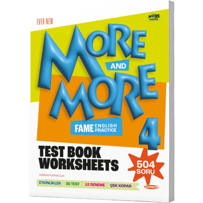 Kurmay More And More 4 Sınıf English Fenomen Test Book Worksheets Yardımcı Kitaplar Fiyatı