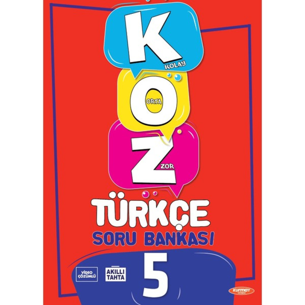 Kurmay Yayınları 5. Sınıf Koz Türkçe Soru Bankası Türkçe Fiyatı
