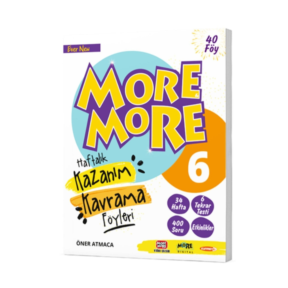Kurmay Yayınları 6. Sınıf More And More Haftalık Kazanım Kavrama Föyleri Yardımcı Kitaplar Fiyatı