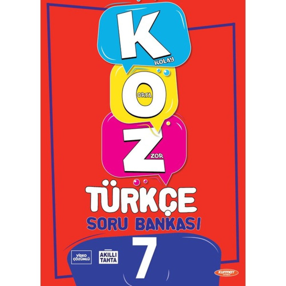 Kurmay Yayınları 7. Sınıf Türkçe Koz Soru Bankası Türkçe Fiyatı