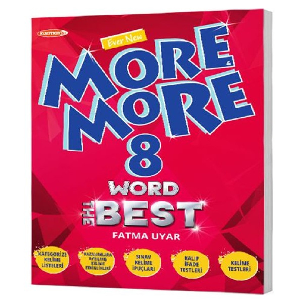 Kurmay Yayınları 8.sınıf More&more Word The Best - Fatma Uyar Yabancı Dil Öğretici Kitaplar ve Eğitim Setleri Fiyatı