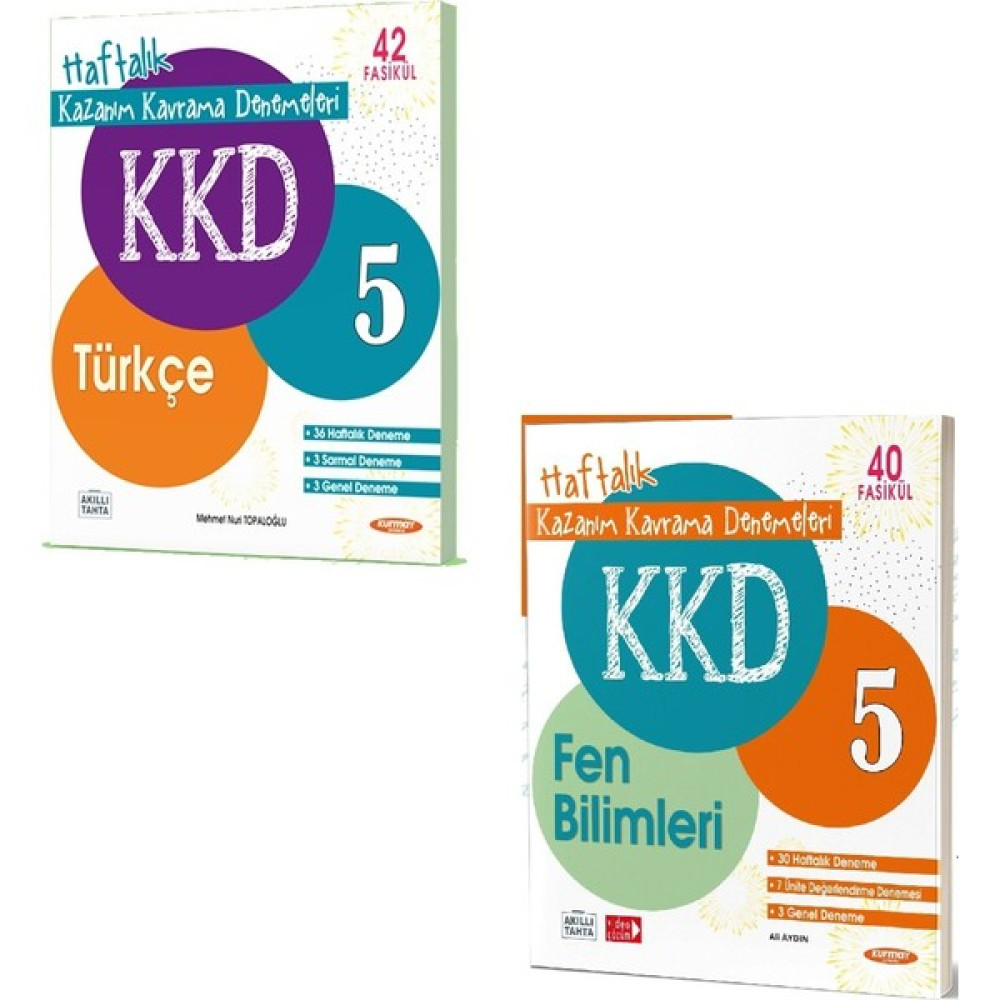 Kurmay Yayınları Kurmay 5. Sınıf Türkçe Fen Bilimleri Kazanım Kavrama Deneme Kkd Seti 2023 Kaynak Kitapları Fiyatı