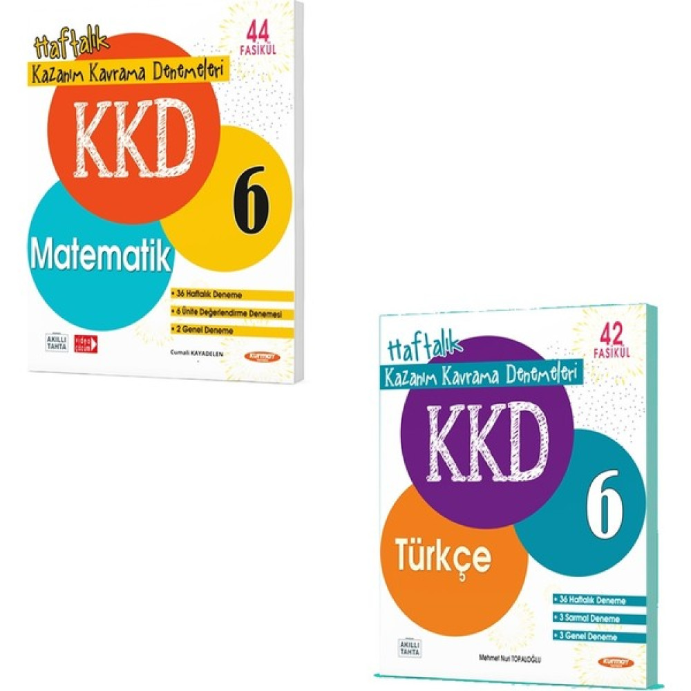 Kurmay Yayınları Kurmay 6. Sınıf Matematik Türkçe Kazanım Kavrama Deneme Kkd Seti 2023 Kaynak Kitapları Fiyatı