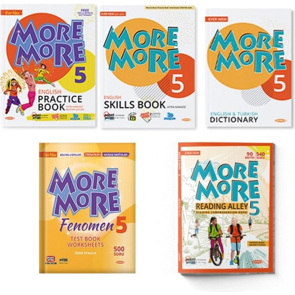 Kurmay Yayınları Kurmay Elt 5. Sınıf More And More Practice Book + Test Book + Reading Alley Set 3 Kitap 2022 Kaynak Kitapları Fiyatı