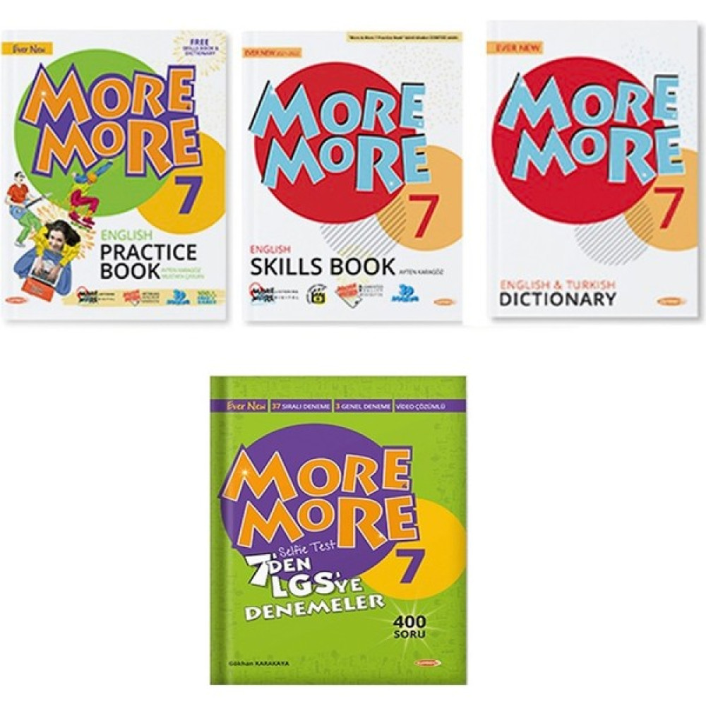 Kurmay Yayınları Kurmay Elt 7. Sınıf More And More Practice Book + Selfie Test Set 2 Kitap 2022 Kaynak Kitapları Fiyatı