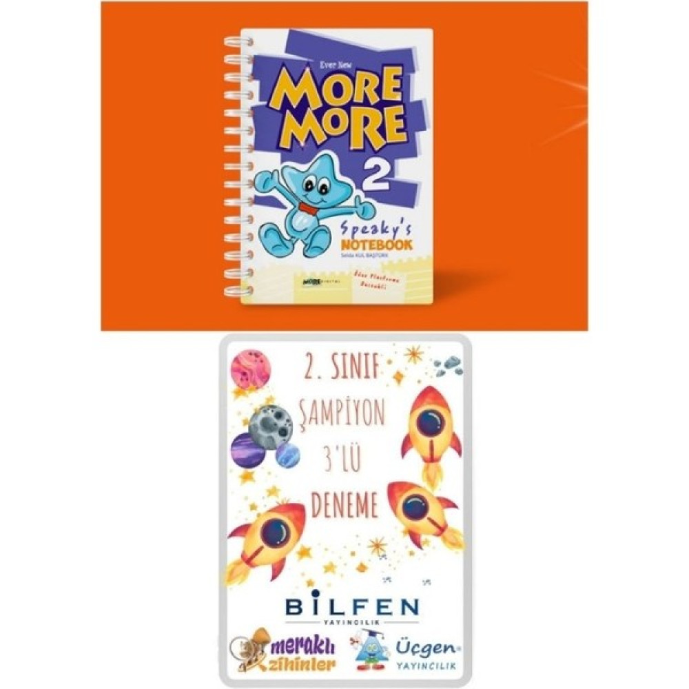 Kurmay Yayınları More And More 2 Speaky’s Notebook Ve Şampiyon 3'lü Deneme Sınavı Seti Kaynak Kitapları Fiyatı