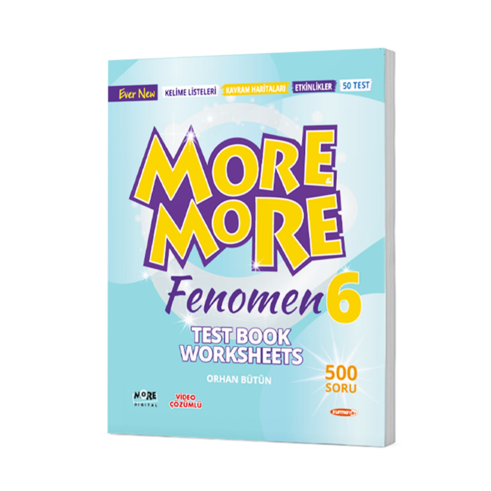 Kurmay Yayınları More And More 6 Sınıf English Fenomen Test Book Worksheets Yardımcı Kitaplar Fiyatı