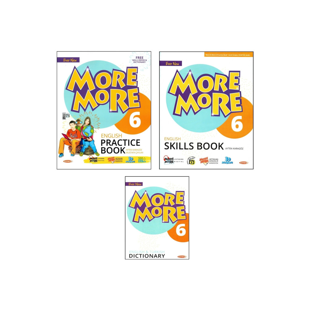 Kurmay Yayınları More And More 6. Sınıf Practice Book Dictionary Skills Book 2022-2023 Yardımcı Kitaplar Fiyatı