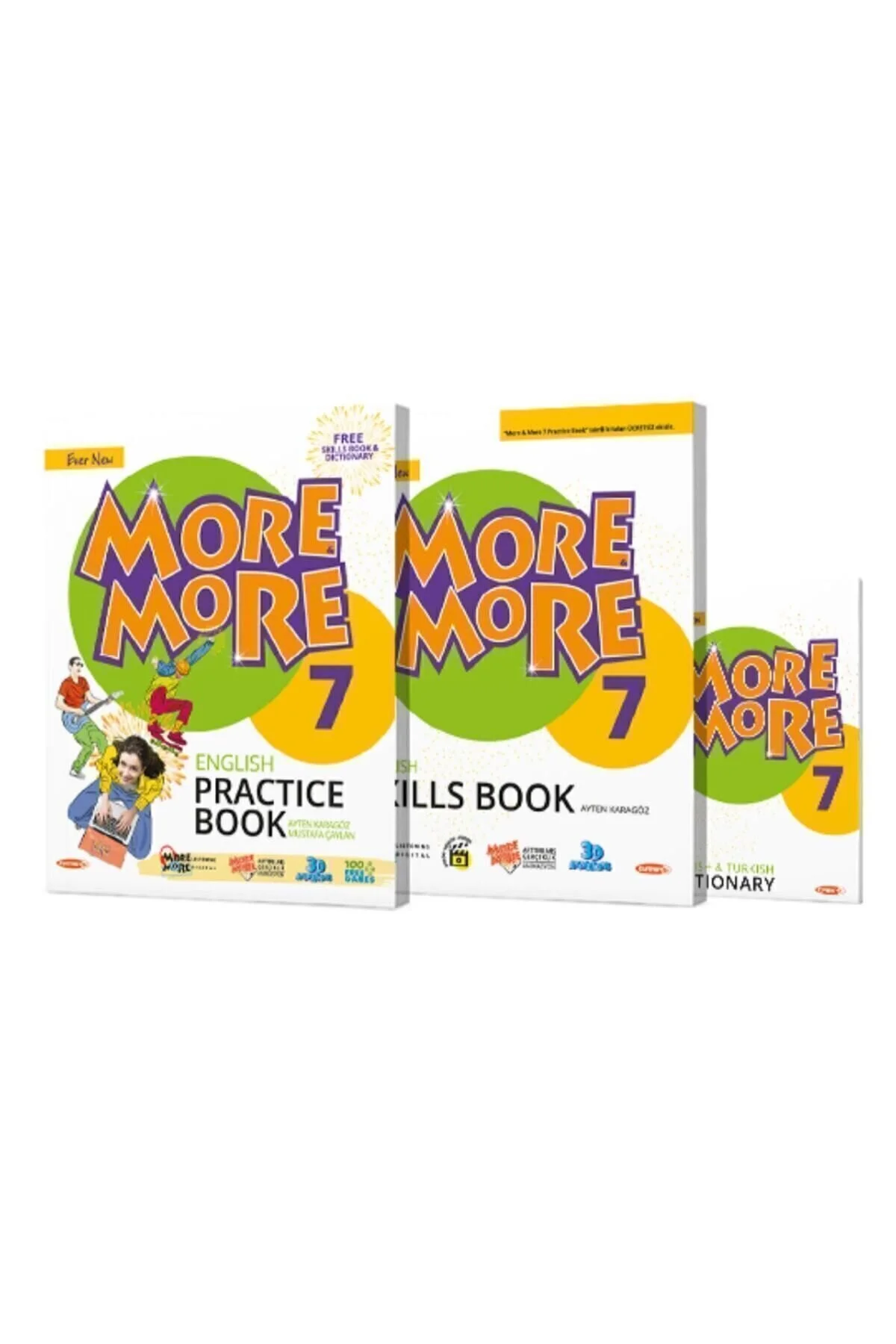 Kurmay Yayınları More And More 7 Sınıf English Practice Book" Yardımcı Kitaplar Fiyatı