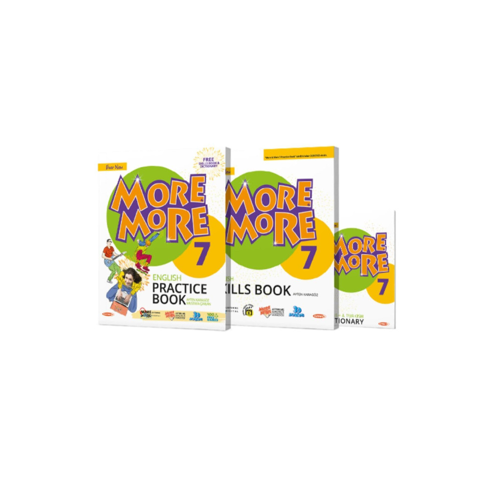 Kurmay Yayınları More And More 7 Sınıf English Practice Book Yardımcı Kitaplar Fiyatı