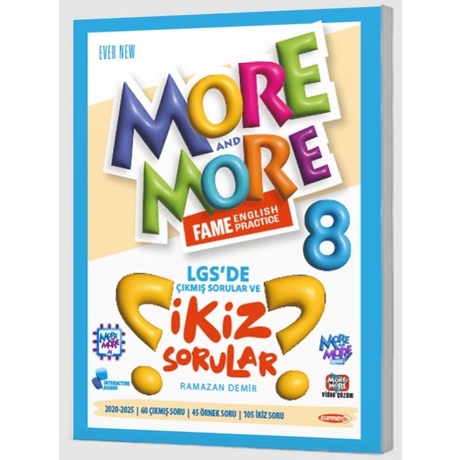 Kurmay Yayınları More And More Fame English Practice 8 Lgs'de Çıkmış Sorular ve Ikiz Sorular Diğer Fiyatı