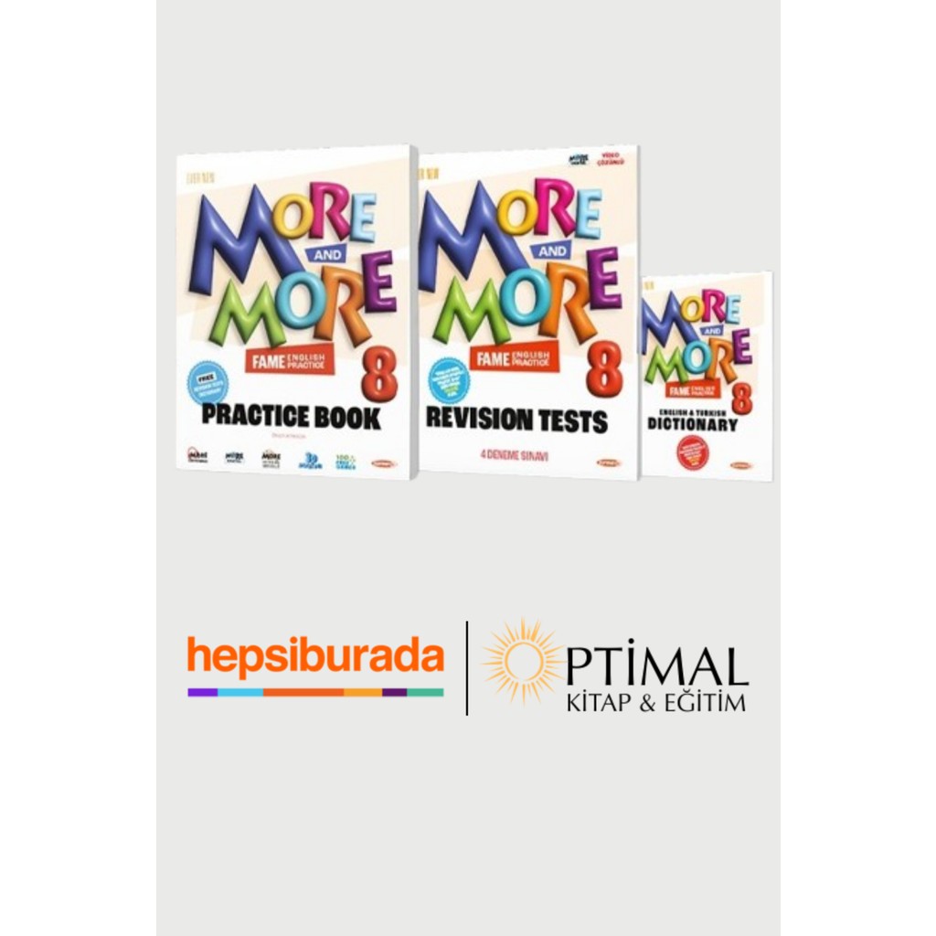 Kurmay Yayınları More & More 8. Sınıf Practice Book - Revision Test – Dictionary Set Kaynak Kitapları Fiyatı
