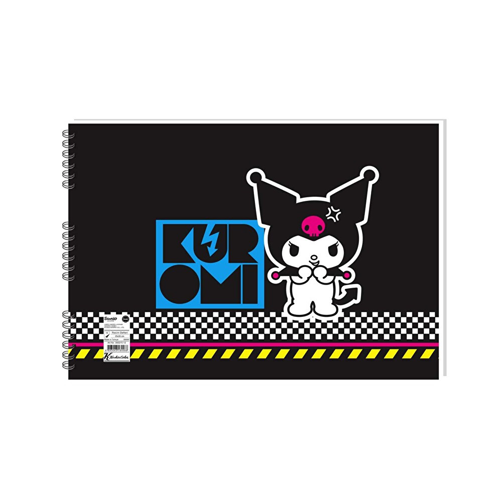 Kuromi 25*35 15 Yaprak Spiralli Resim Defteri Defter & Kağıt Ürünleri Fiyatı