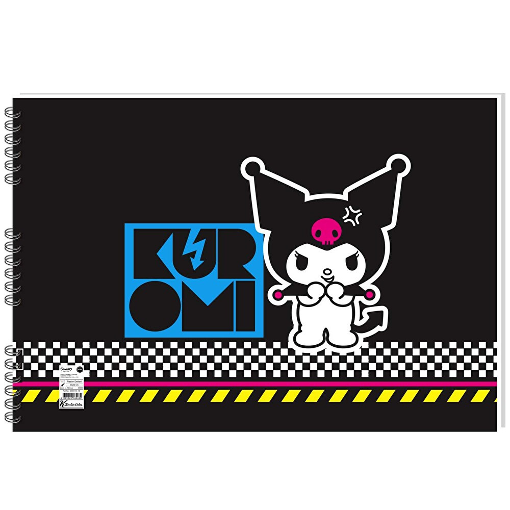 Kuromi 35*50 15 Yaprak Spiralli Resim Defteri Defter & Kağıt Ürünleri Fiyatı