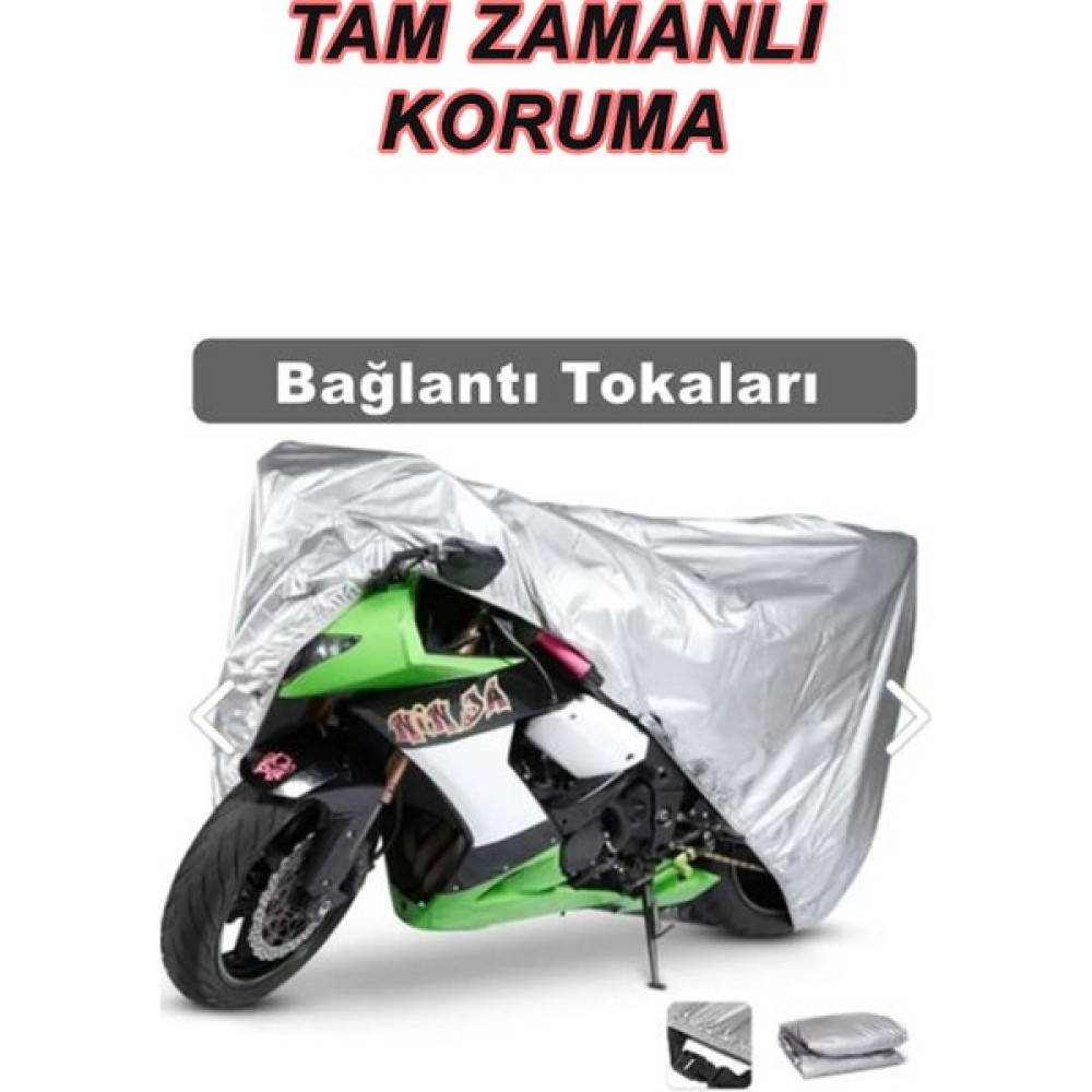 Kurra Store Bmw F 650 Gs Motor Brandası Arka Çanta Uyumlu (Bağlantı, Kilit Uyumlu) 4 Mevsim Koruma Gri Motorsiklet Brandaları Fiyatı