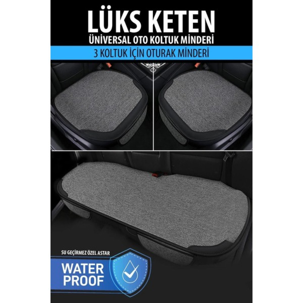 Kurra Store Opel Movano B 2.3 Cdtı Turbo (150 Hp) Easytronic 2013ÖN Arka Araba Koltuk Minder Örtüsü Lüks Keten Su Geçirmez - Siyah Oto Boyaları Fiyatı