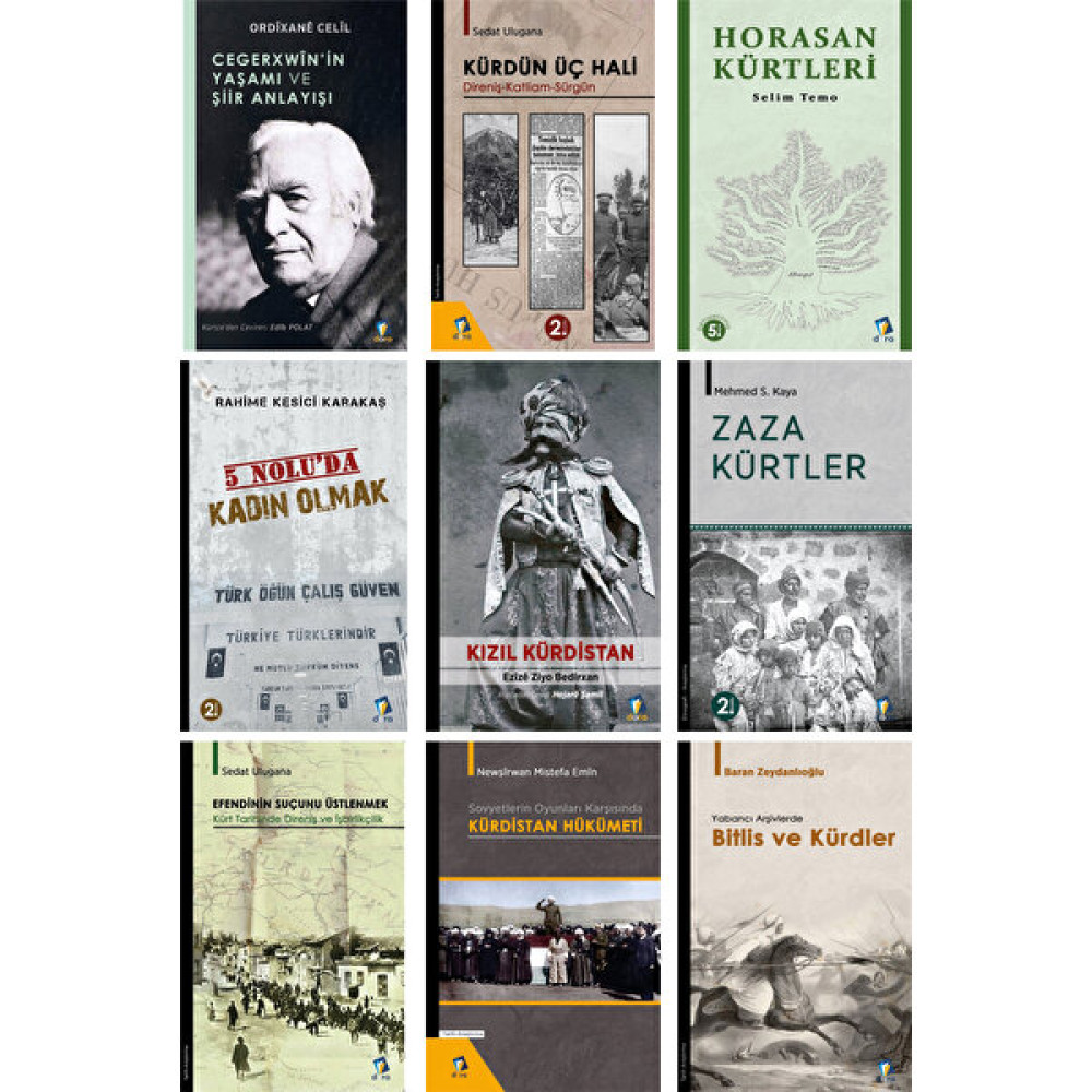 Kürt Tarihi Kitapları - Kürt Tarihi ve Araştırmaları Seti (9 Kitap) Tarih Fiyatı