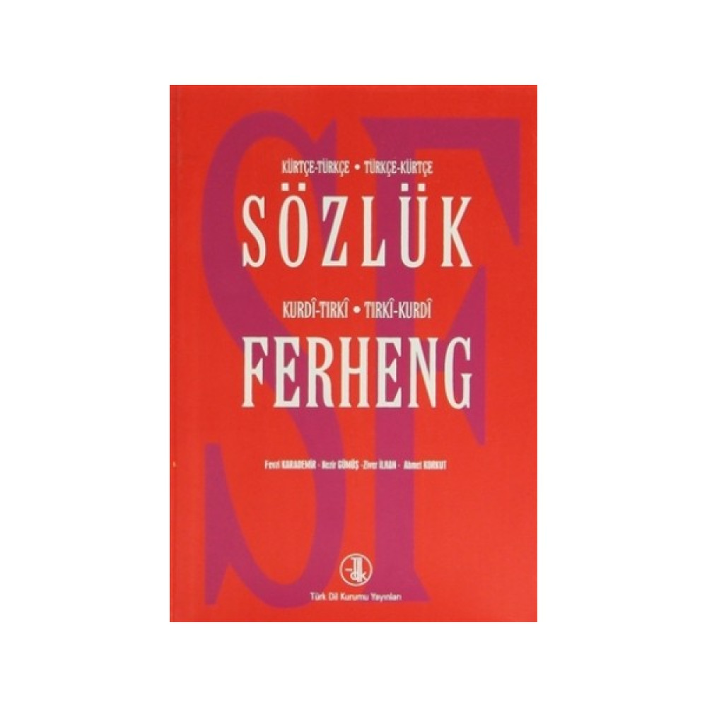 Kürtçe-Türkçe Türkçe-Kürtçe Sözlük / Kurdi-Tırki Tırki-Kurdi Ferheng Kaynak Kitapları Fiyatı