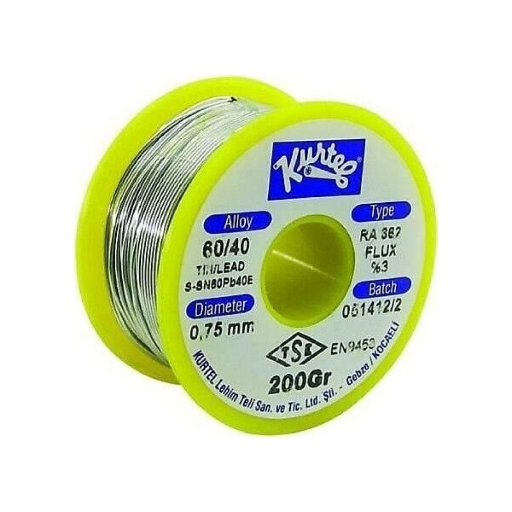Kurtel Lehim Teli 200 gr 0,75 mm 60/40 Oto Boyaları Fiyatı