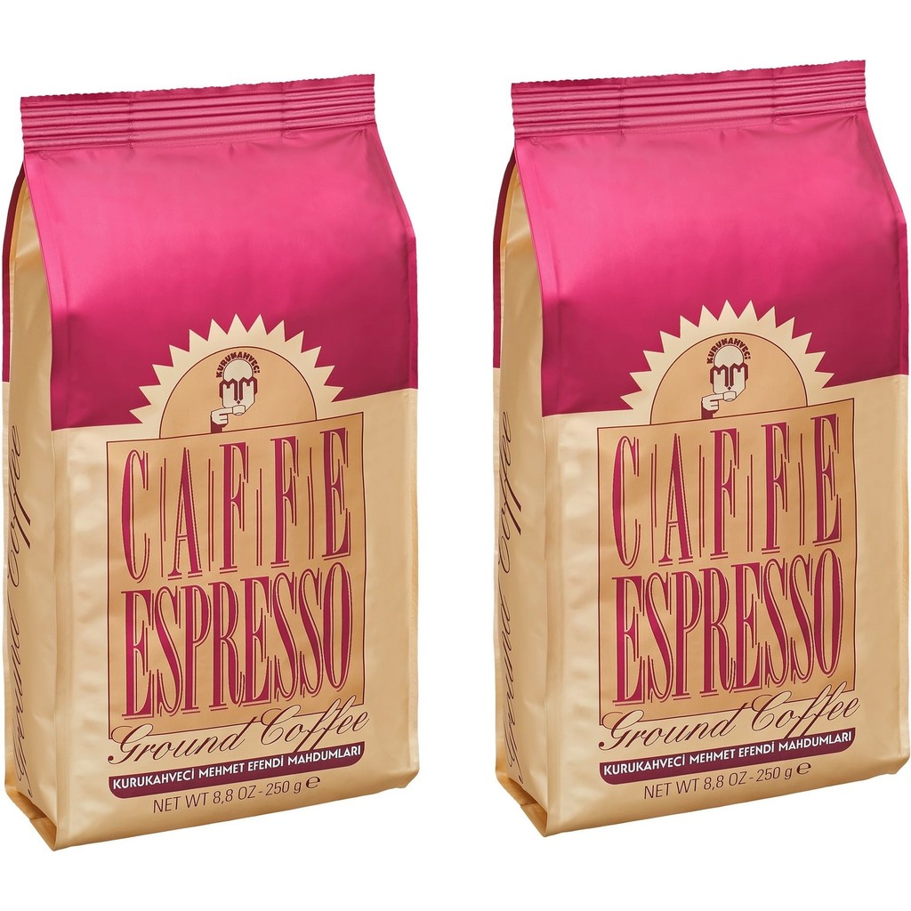 Kurukahveci Mehmet Efendi Espresso Öğütülmüş 250 gr Espresso, Cappucino (2 Adet) - V60 Kahve Fiyatı