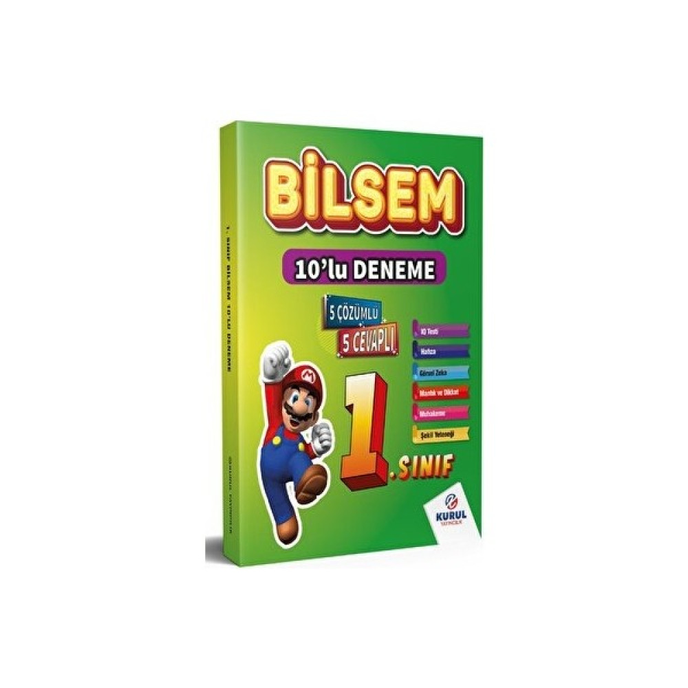 Kurul Yayıncılık 1. Sınıf BİLSEM 10’lu Deneme Sınavı Seti Tüm Dersler Fiyatı