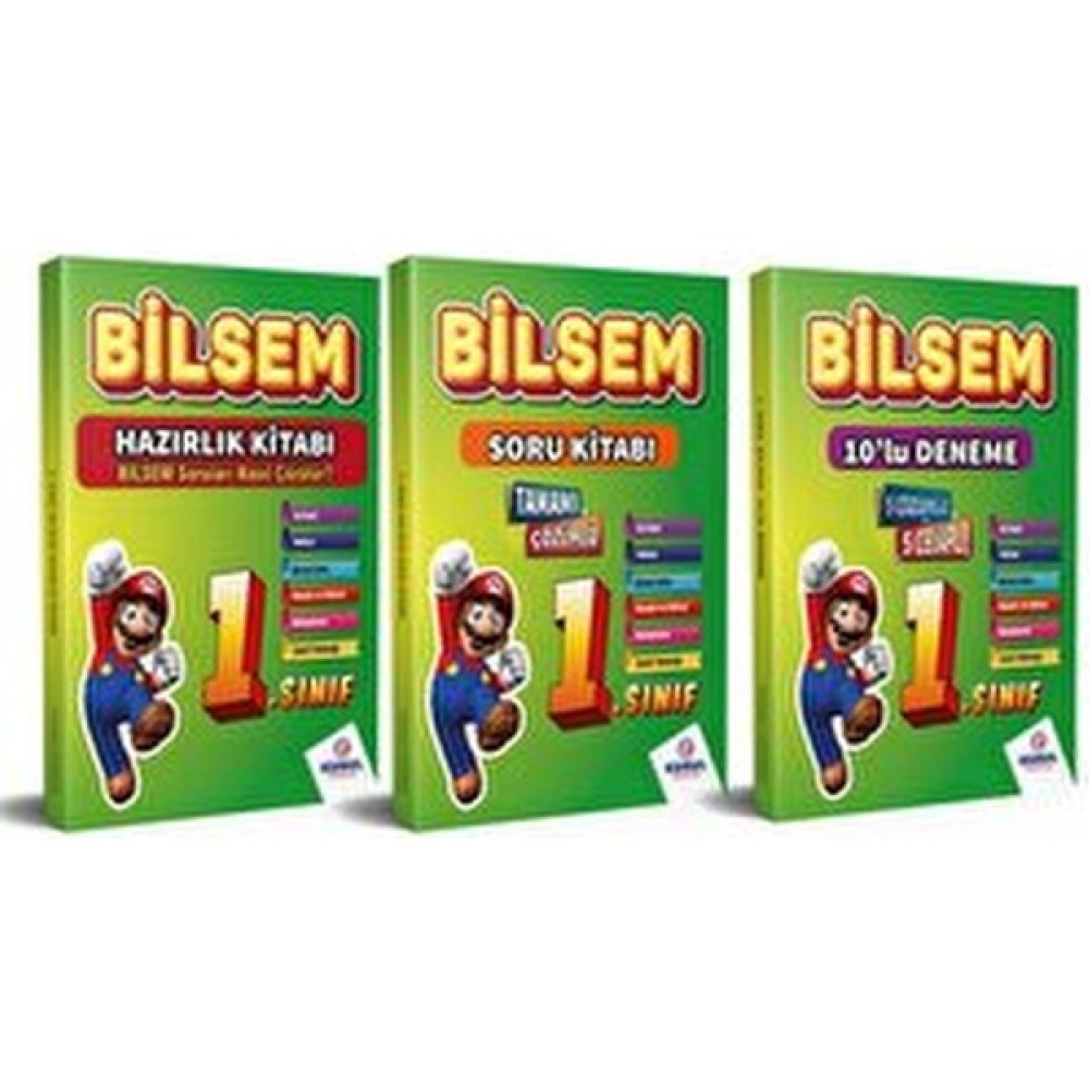Kurul Yayıncılık 1. Sınıf Bilsem Hazırlık Seti Konu Soru Deneme 3'lü Set Tüm Dersler Fiyatı